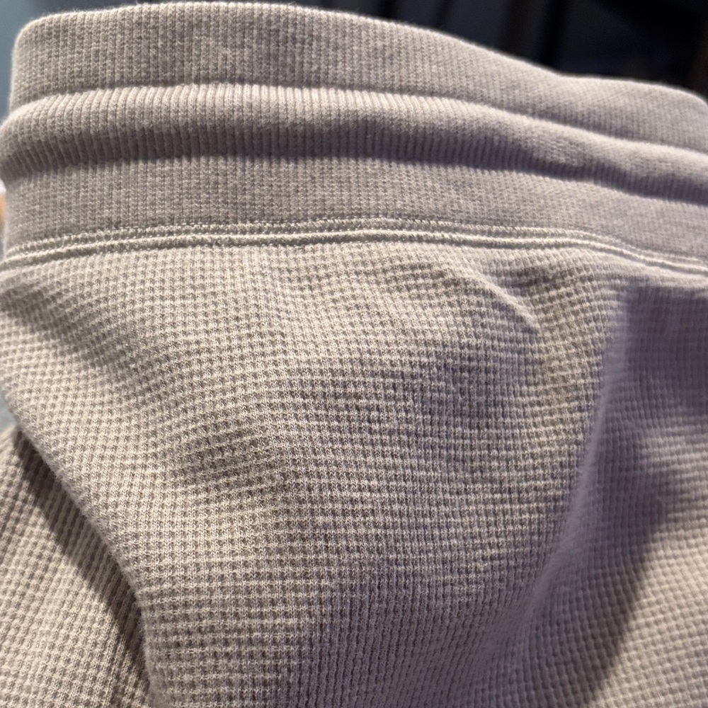 Aritzia Sunday Best Taupe Baby Waffle Flare Lounge Pants, new without tags - Picture 6 of 7